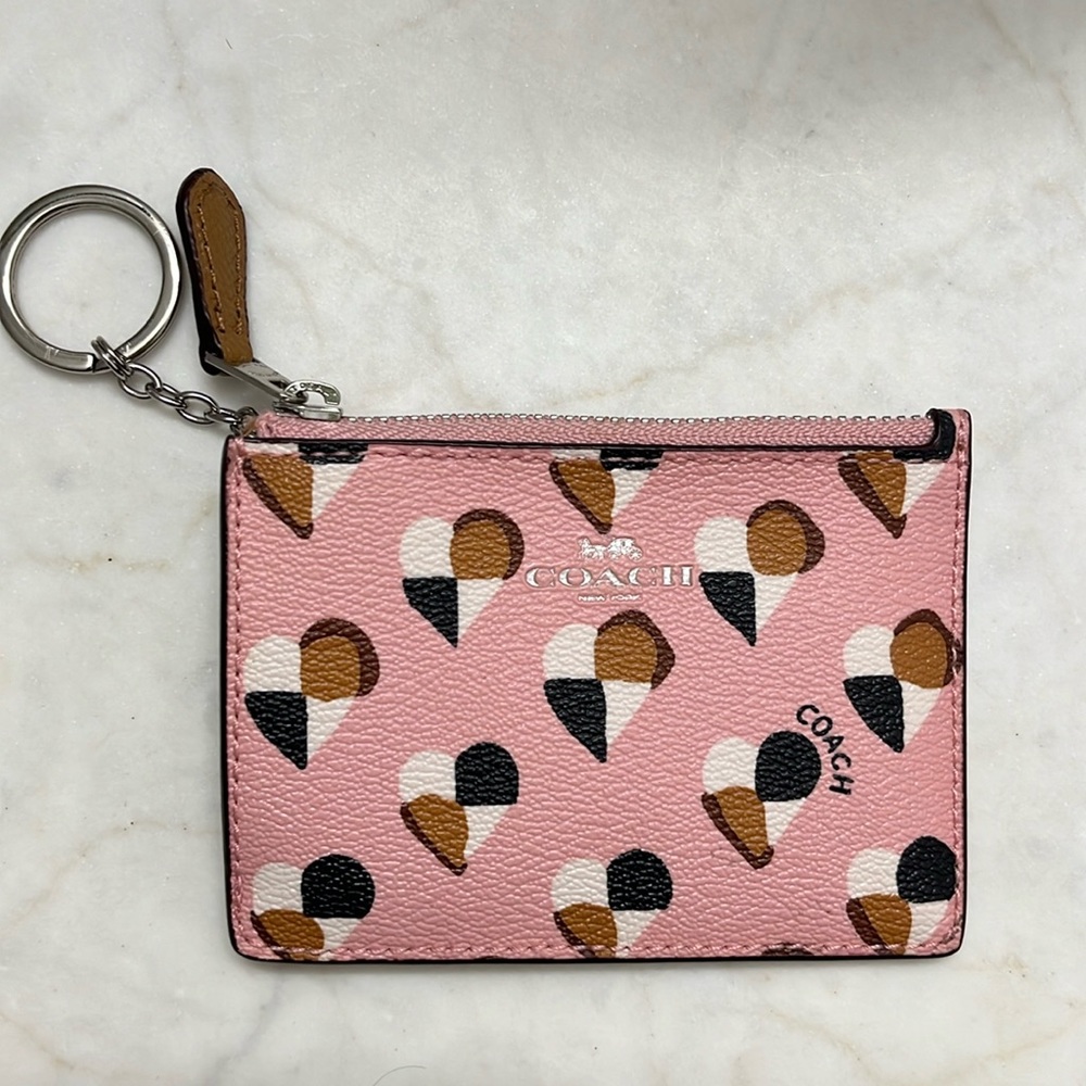 Coach zip coin / card holder